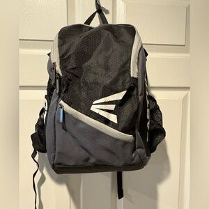 Easton Game Ready Backpack Black/Grey, Youth Baseball/Softball *used*